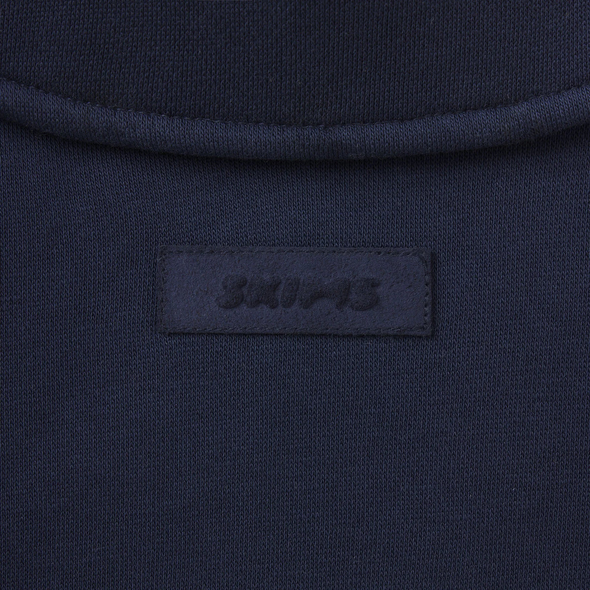 FLEECE LOUNGE MENS RUGBY POLO | NAVY