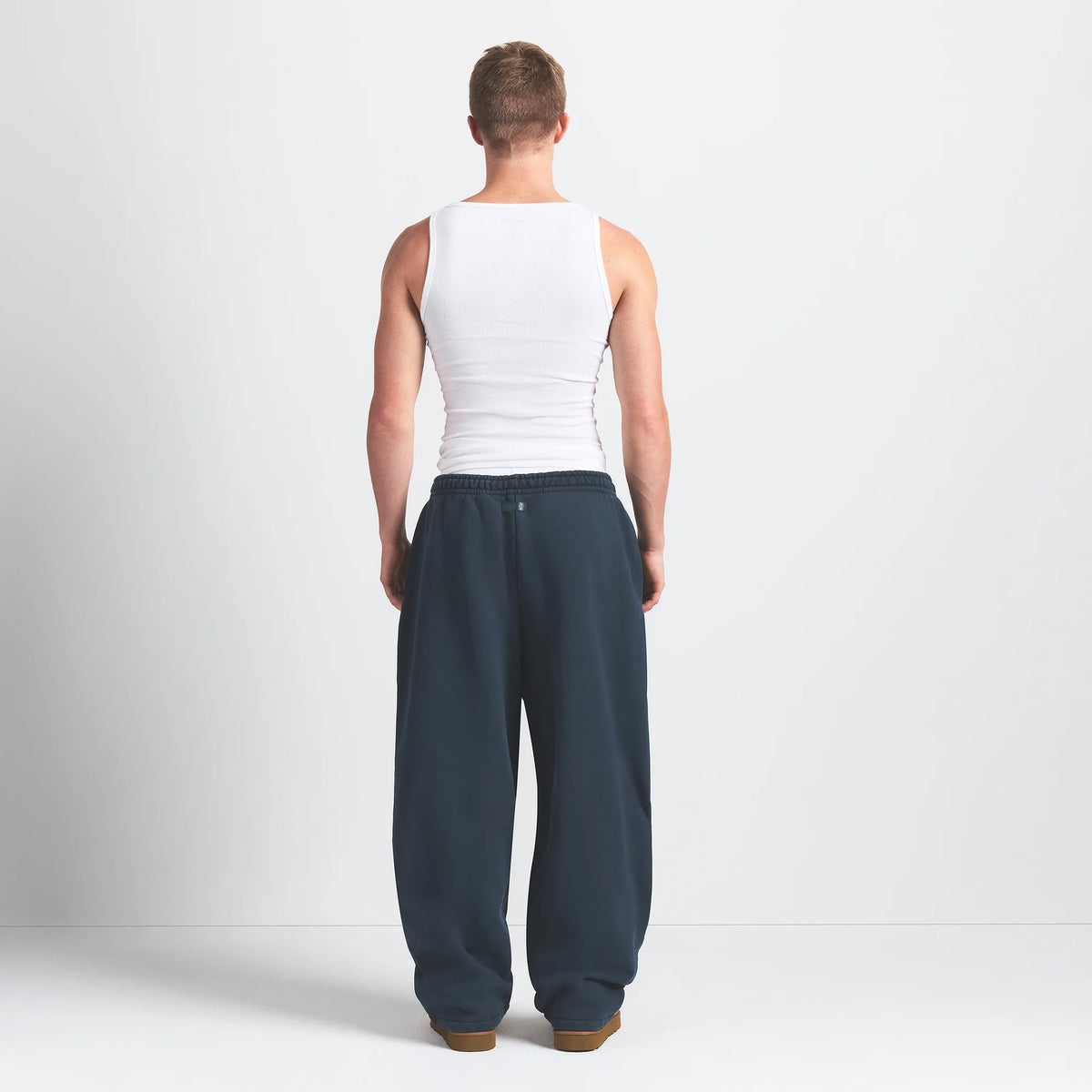 HEAVYWEIGHT FLEECE MENS STRAIGHT LEG PANT | NAVY