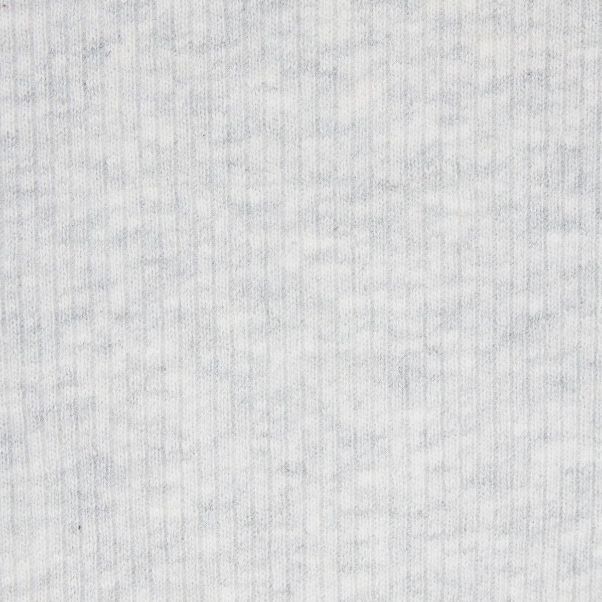 COTTON RIB LONG SLEEVE T-SHIRT | LIGHT HEATHER GREY