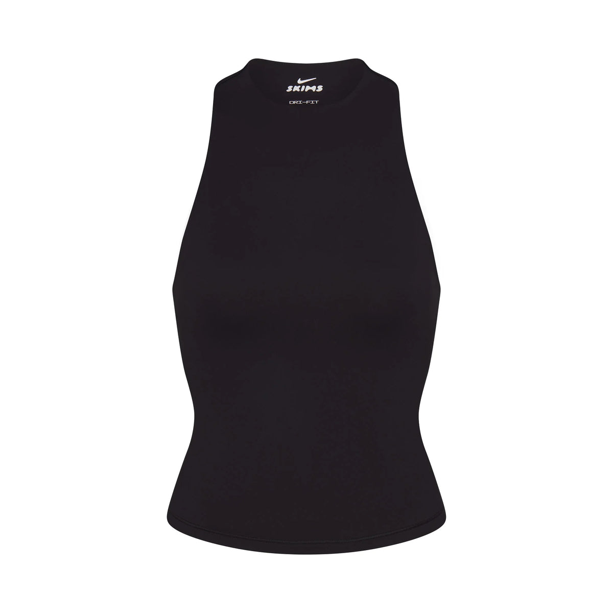 NikeSKIMS MATTE MOCK NECK RACER TANK | OBSIDIAN