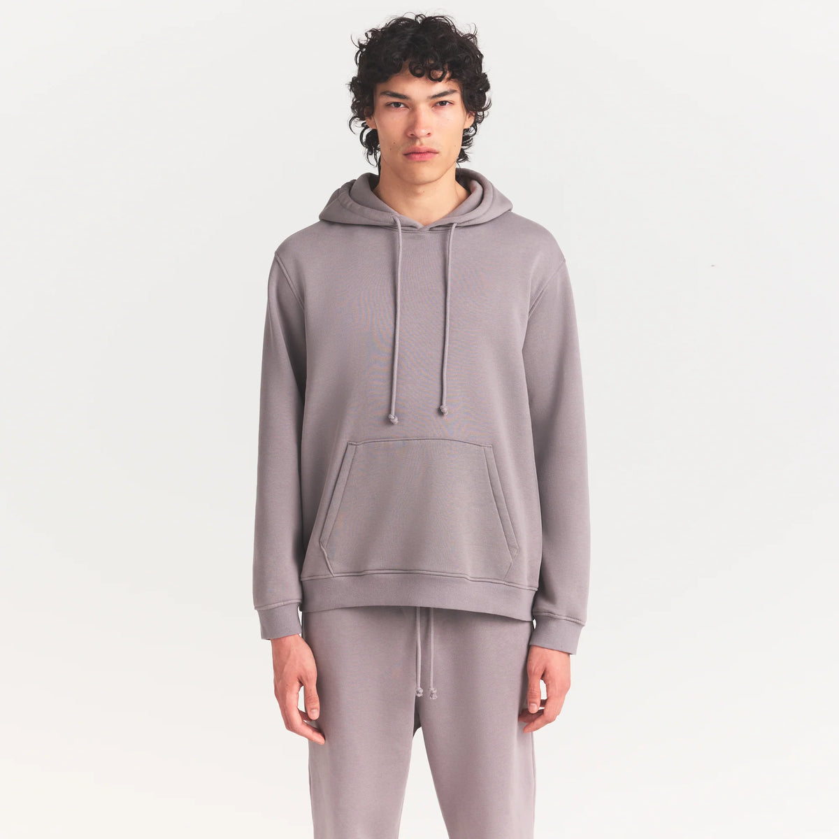 FLEECE LOUNGE MENS CLASSIC HOODIE | SHADOW