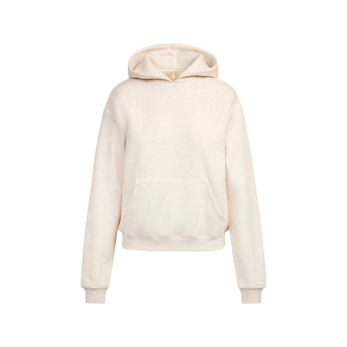 COTTON FLEECE HOODIE | OATMEAL HEATHER
