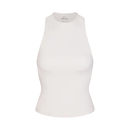 NikeSKIMS MATTE MOCK NECK RACER TANK | IVORY