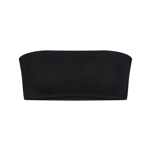 ICONIC SWIM MICRO BANDEAU BIKINI TOP | OBSIDIAN
