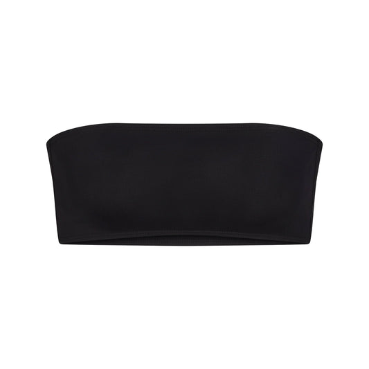ICONIC SWIM MICRO BANDEAU BIKINI TOP | OBSIDIAN