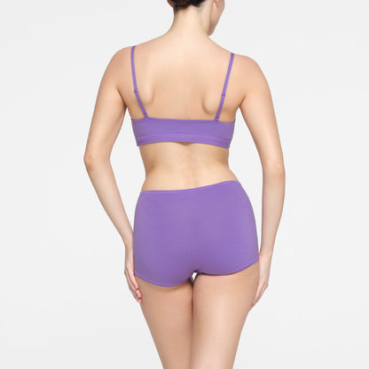 COTTON JERSEY BOY SHORT | ULTRA VIOLET