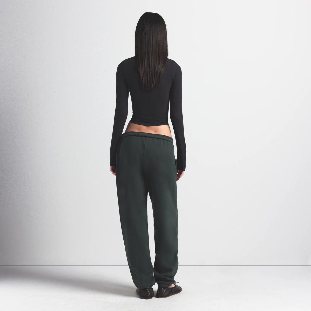 COTTON FLEECE JOGGER | SPRUCE