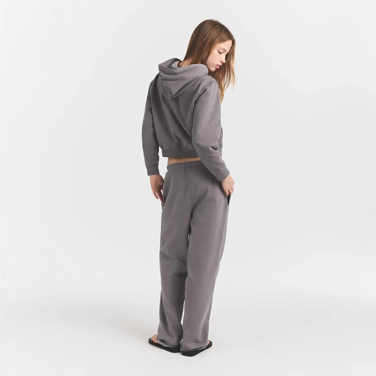 BOYFRIEND FLEECE STRAIGHT LEG PANT | SHADOW EIGHTY SKIMS
