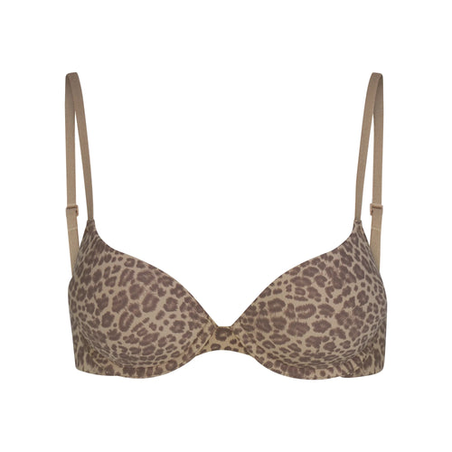 FITS EVERYBODY PUSH-UP BRA | DESERT LEOPARD INK PRINT