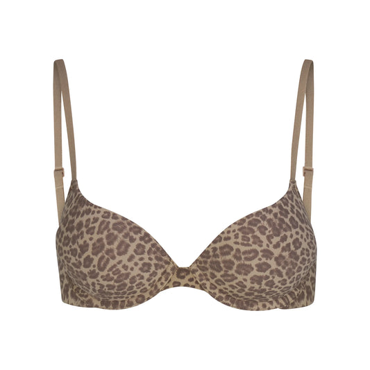 FITS EVERYBODY PUSH-UP BRA | DESERT LEOPARD INK PRINT