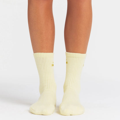NikeSKIMS ACCESSORIES DRI-FIT™ PILATES CREW SOCK | LEMON DROP
