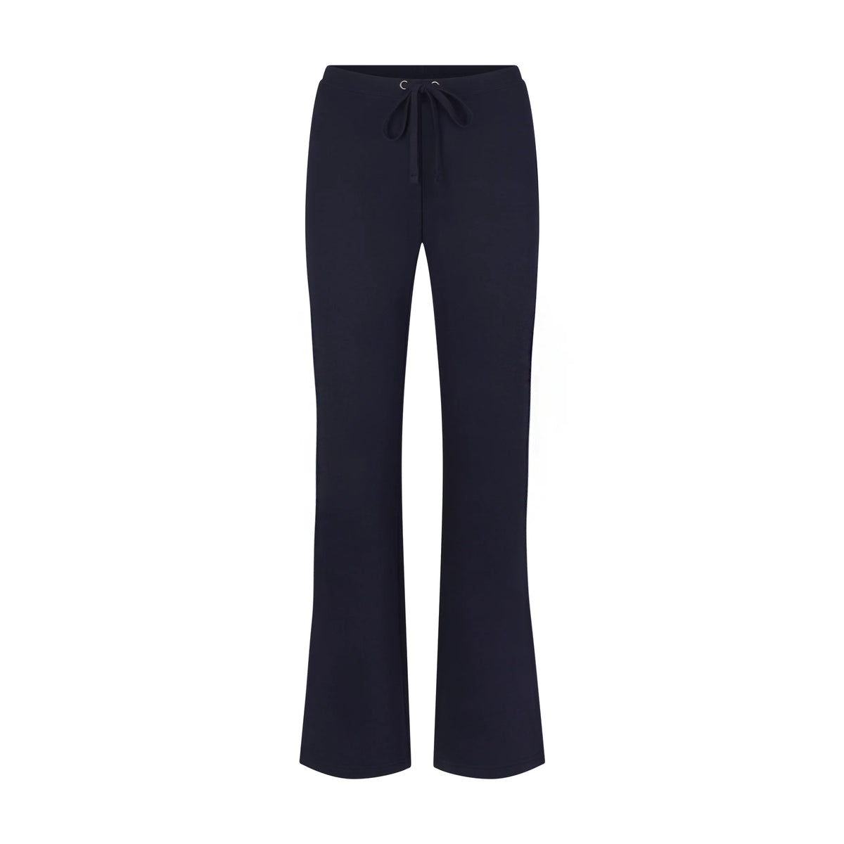 DRAPEY FRENCH TERRY STRAIGHT LEG PANT | NAVY