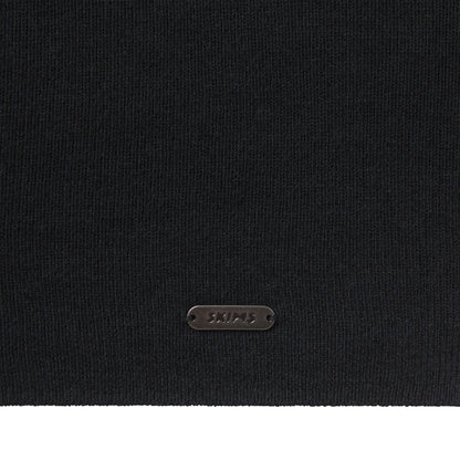 ESSENTIAL KNIT MOCK NECK MINI DRESS | ONYX