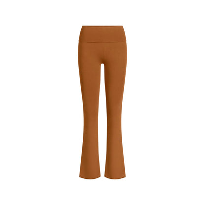 COTTON JERSEY FOLDOVER PANT | CHAI