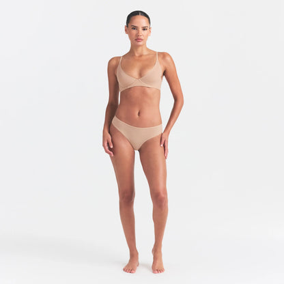 FITS EVERYBODY UNLINED DEMI BRA | CLAY