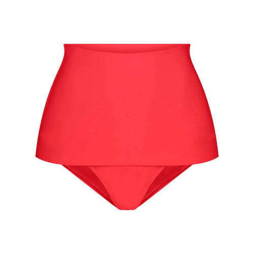 ICONIC SWIM CONVERTIBLE BIKINI BOTTOM | CARMINE
