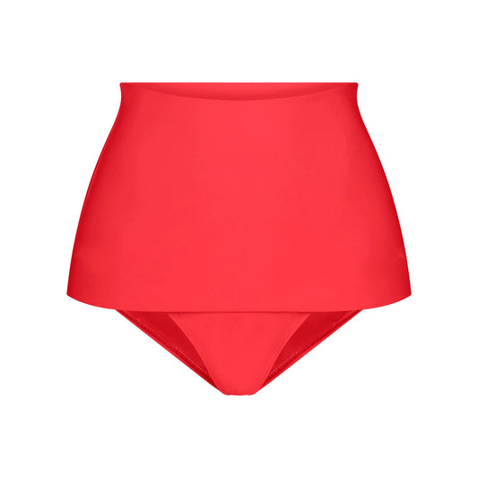 ICONIC SWIM CONVERTIBLE BIKINI BOTTOM | CARMINE