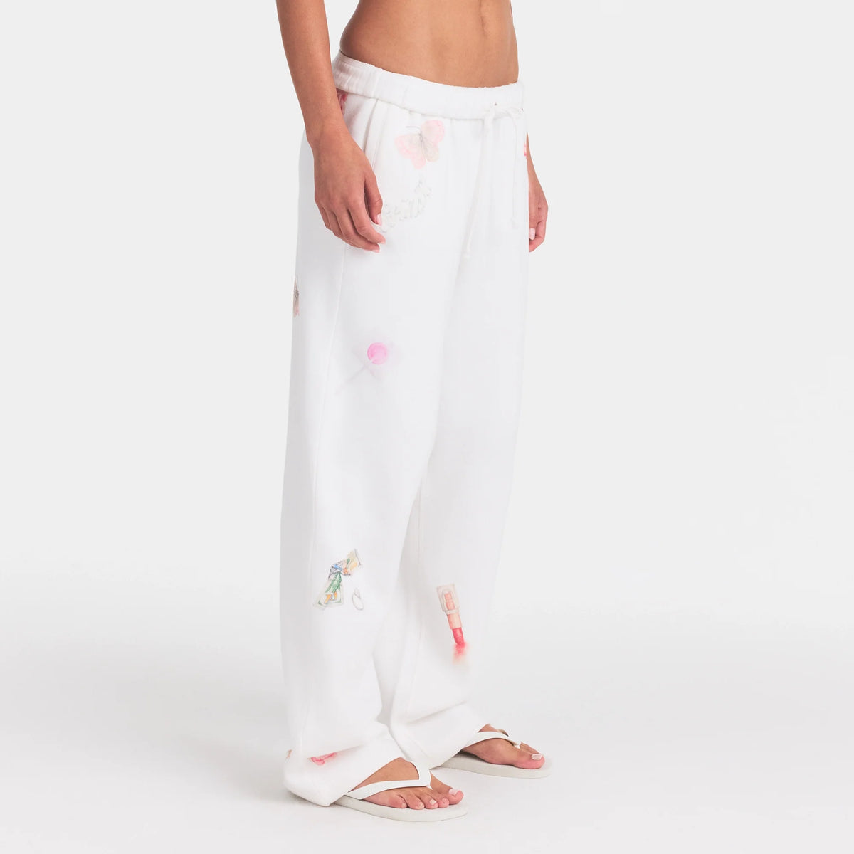 COTTON FLEECE STRAIGHT LEG PANT | SNOW ESSENTIALS