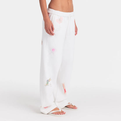 COTTON FLEECE STRAIGHT LEG PANT | SNOW ESSENTIALS