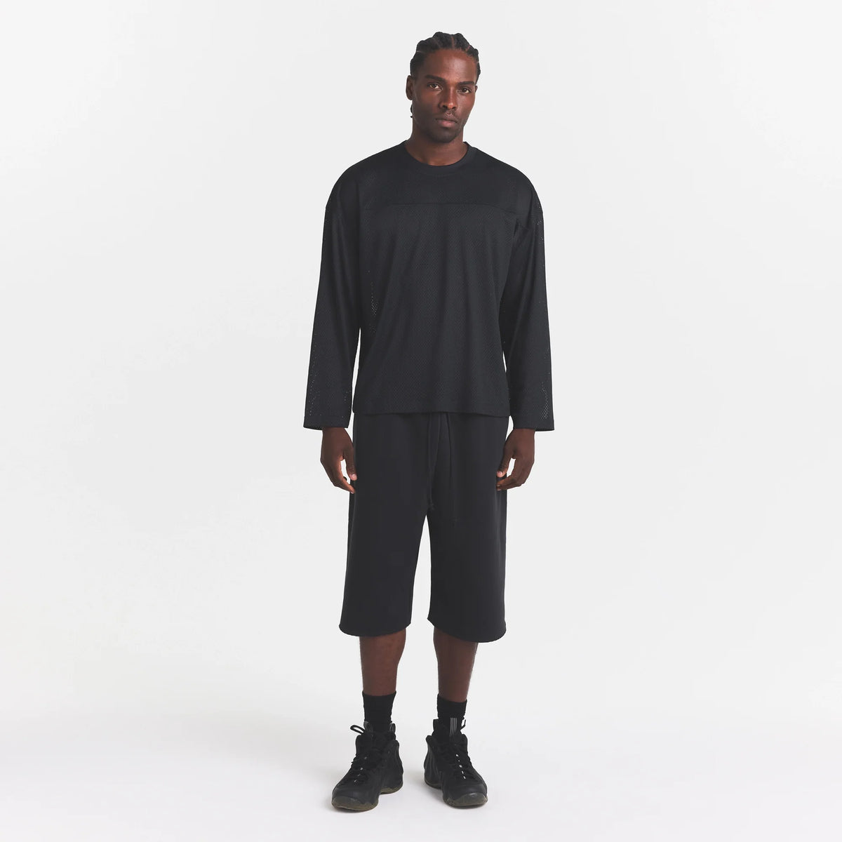 MESH APPAREL MENS LONG SLEEVE JERSEY | ONYX