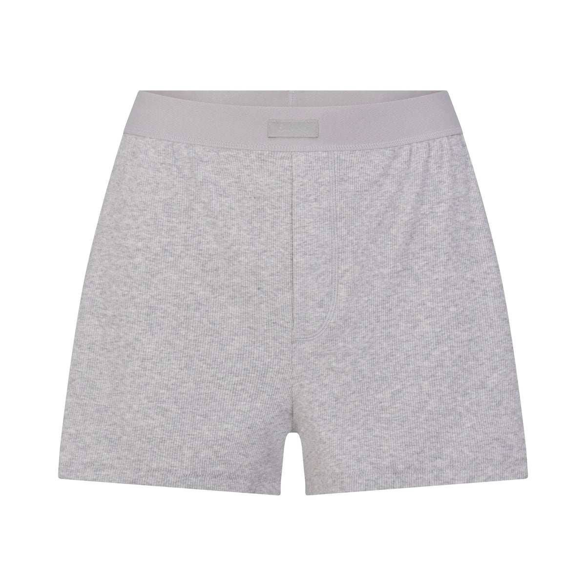 COTTON RIB LOOSE BOXER | LIGHT HEATHER GREY