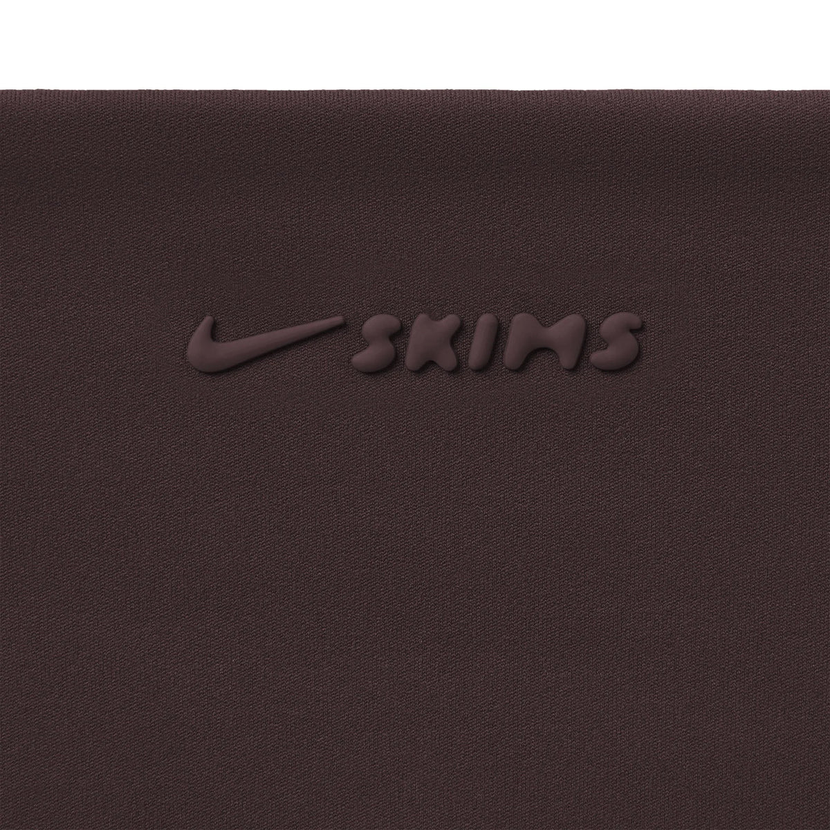 NikeSKIMS MATTE PADDED BABY T-SHIRT | DARK SEPIA