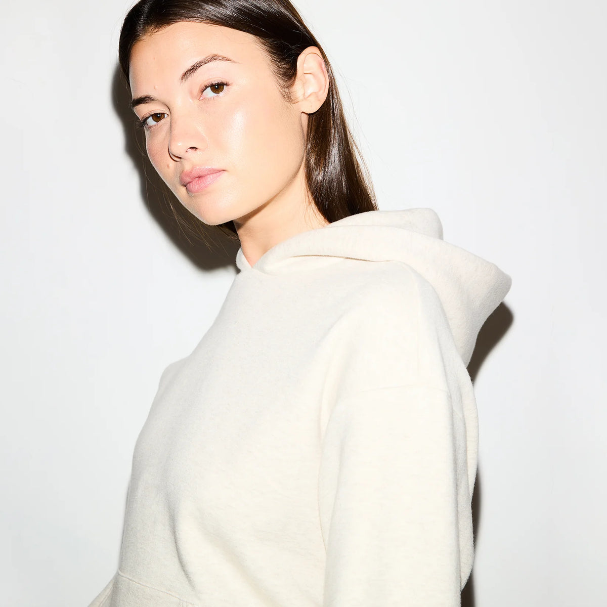 COTTON FLEECE HOODIE | OATMEAL HEATHER