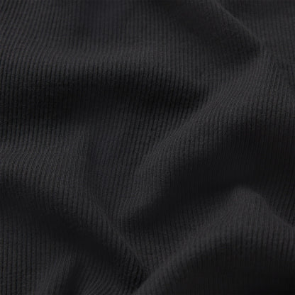 COTTON RIB TANK MIDI DRESS | SOOT