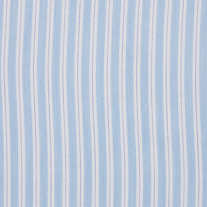 COTTON POPLIN SLEEP RUFFLE SHORT | MARINA MESH STRIPE