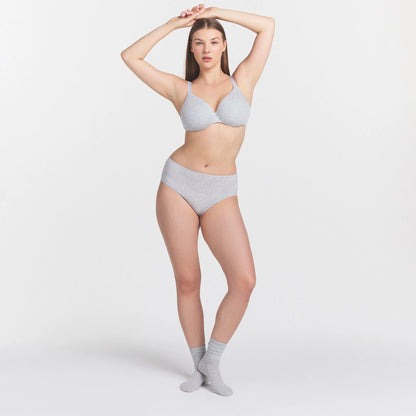 EVERYDAY COTTON BRIEF | LIGHT HEATHER GREY