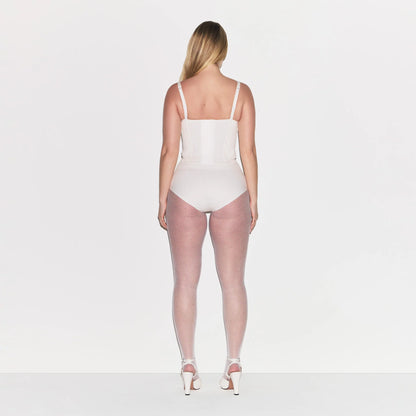 COTTON SHAPEWEAR HIGH-WAISTED BRIEF | MARBLE