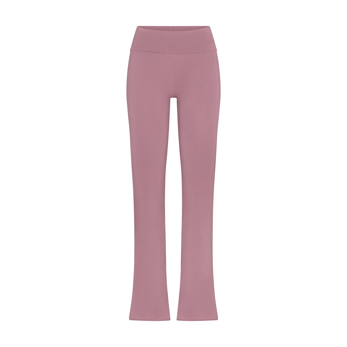 COTTON JERSEY FOLDOVER PANT | MUTED MAUVE