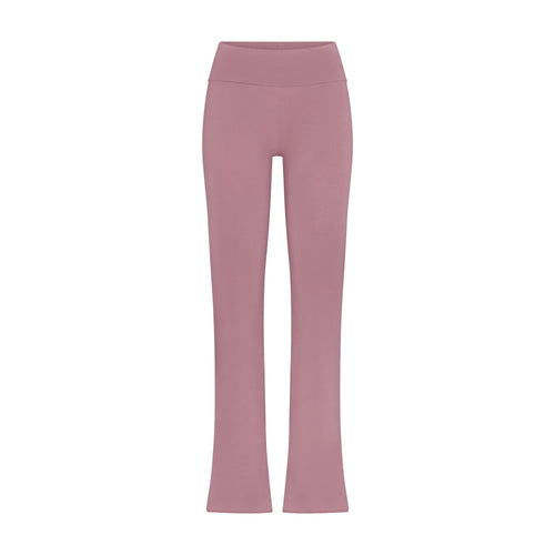 COTTON JERSEY FOLDOVER PANT | MUTED MAUVE
