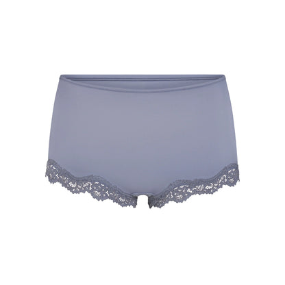FITS EVERYBODY LACE BOY SHORT | SLATE TONAL