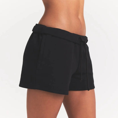 COTTON FLEECE SHORT | ONYX