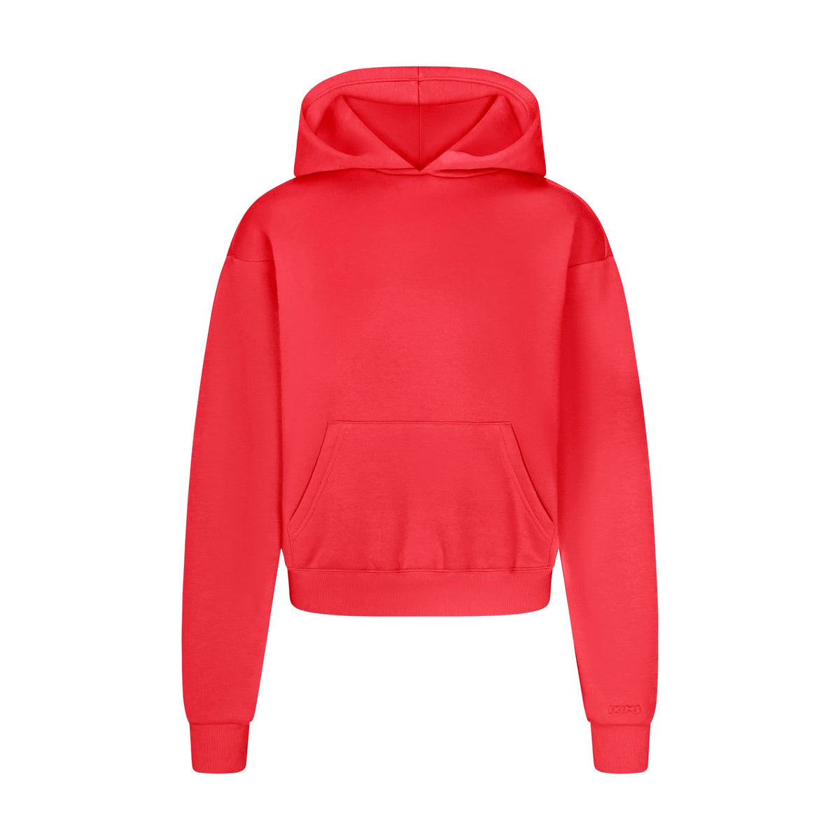 COTTON FLEECE HOODIE | WASHED RED