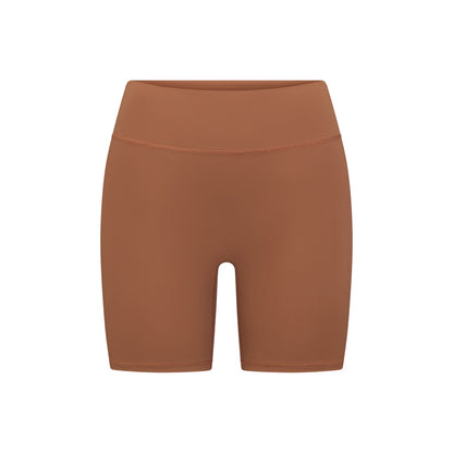 NikeSKIMS MATTE 5" BIKER SHORT | CAROB BROWN
