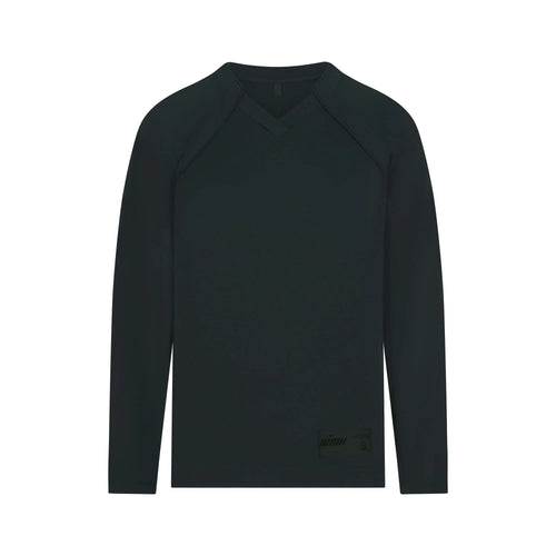 NikeSKIMS AIRY V-NECK OVERSIZED LONG SLEEVE TOP | DARK TEAL