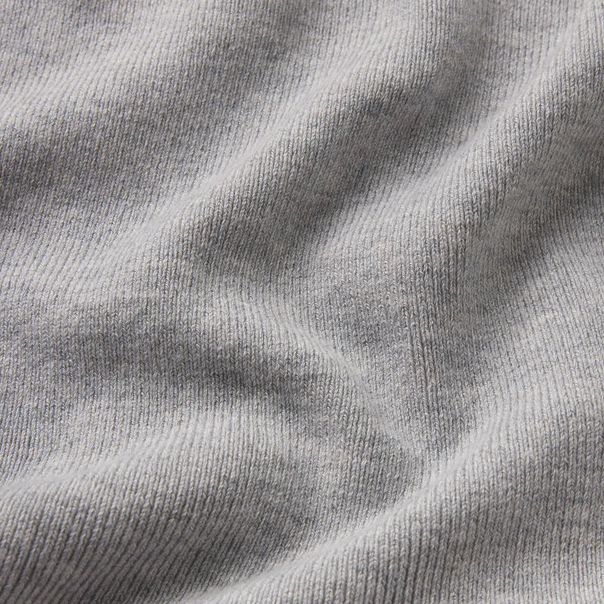 ESSENTIAL KNIT WRAP SWEATER | MID HEATHER GREY