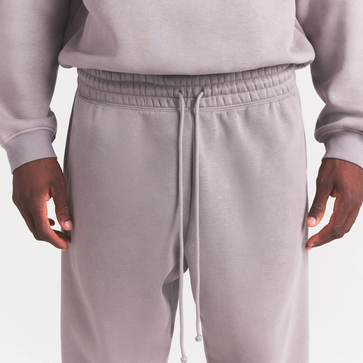 FLEECE LOUNGE MENS TAPERED JOGGER | SHADOW