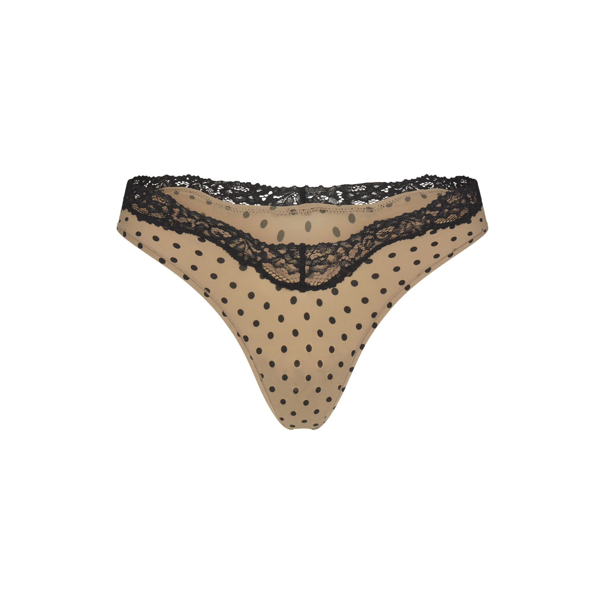 FITS EVERYBODY LACE DIPPED THONG 5-PACK | NEUTRAL DOT MULTI