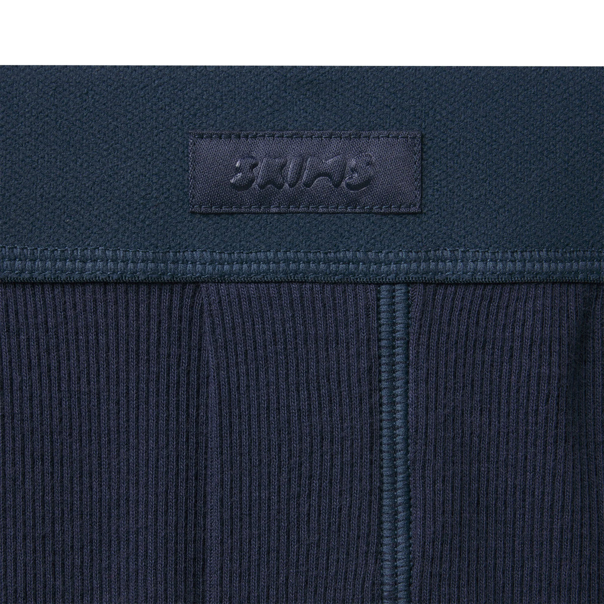 COTTON RIB LOOSE BOXER | NAVY