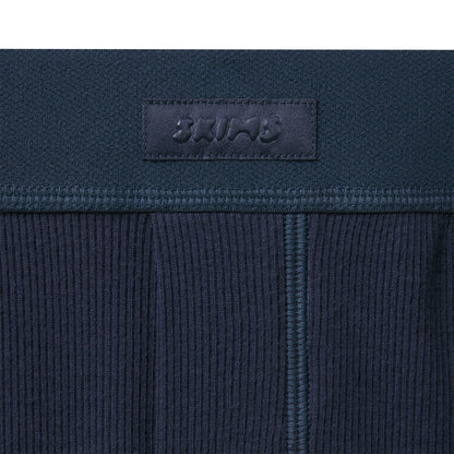 COTTON RIB LOOSE BOXER | NAVY