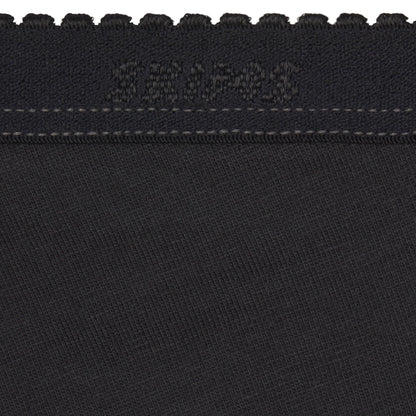LIGHTWEIGHT COTTON LOGO PICOT STRING BIKINI | SOOT