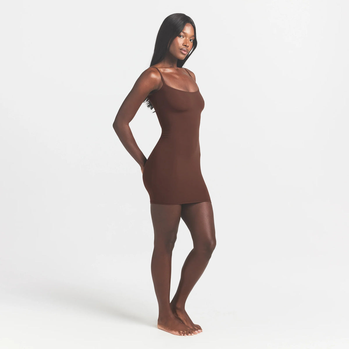 FITS EVERYBODY SLIP DRESS | COCOA