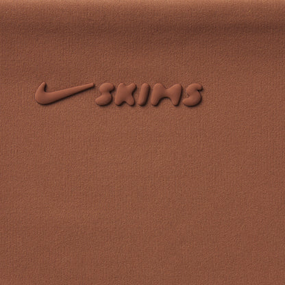 NikeSKIMS MATTE 5" BIKER SHORT | CAROB BROWN