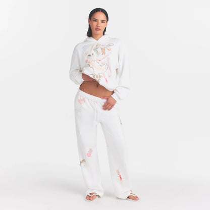 COTTON FLEECE STRAIGHT LEG PANT | SNOW ESSENTIALS