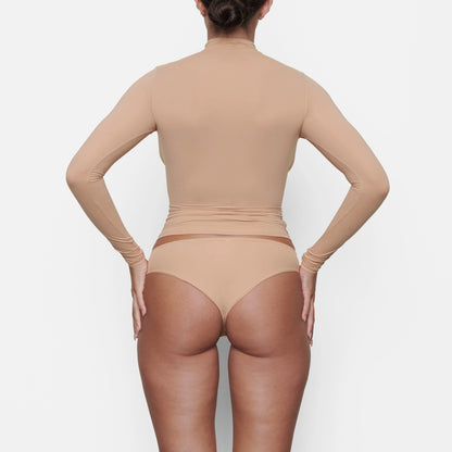 FITS EVERYBODY TURTLENECK TOP | CLAY