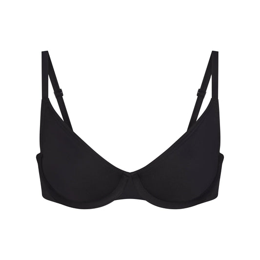 ICONIC SWIM UNDERWIRE BIKINI TOP | OBSIDIAN