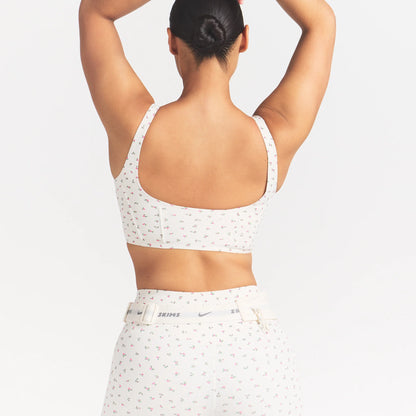 NikeSKIMS MATTE LONGLINE CORSET BRA | DITSY FLORAL PRINT